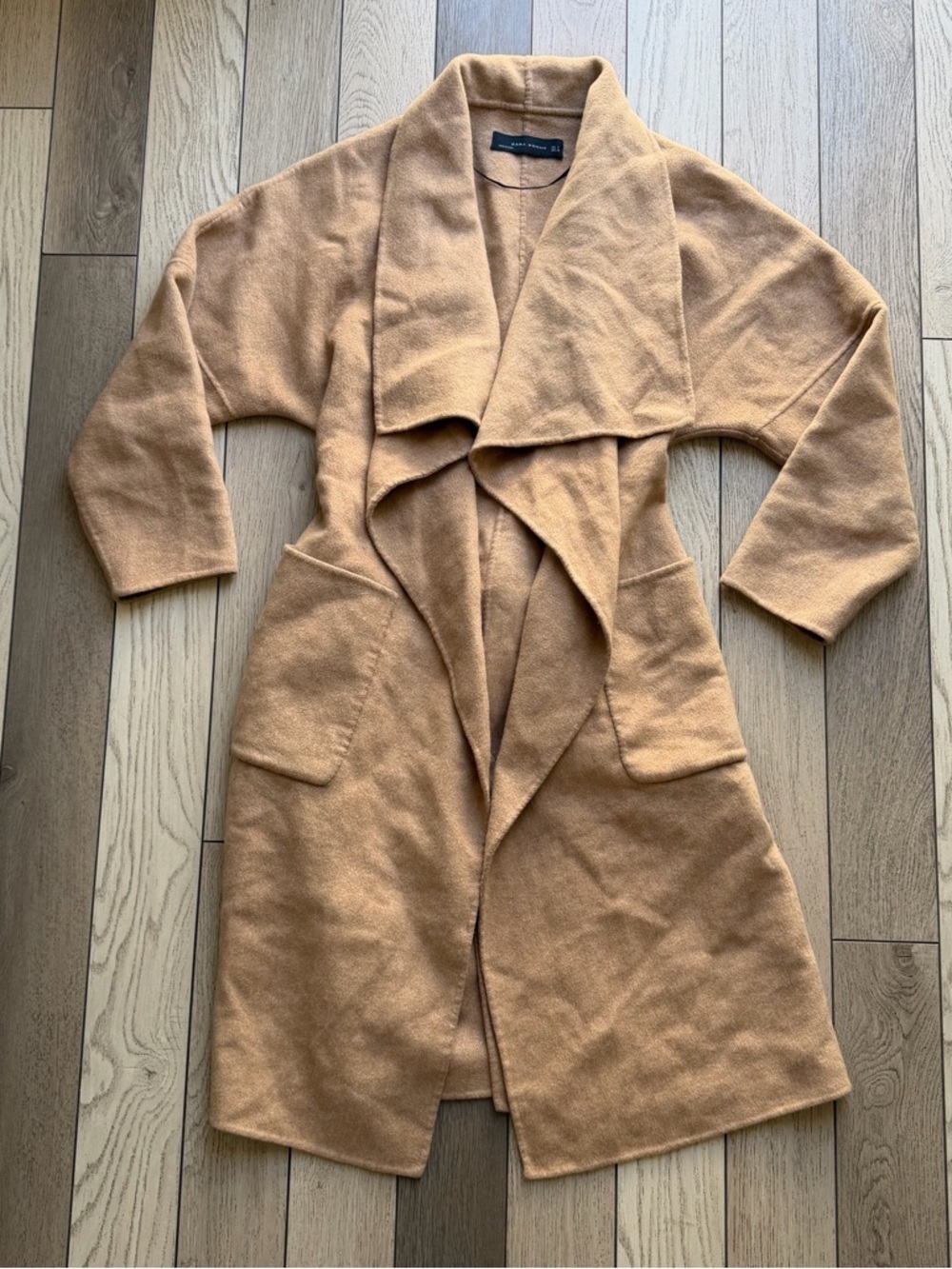 Zara Woman Camel Coatigan size Small